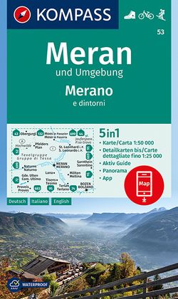 Meran und Umgebung /Merano e dintorni von KOMPASS-Karten GmbH