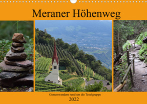 Meraner Höhenweg (Wandkalender 2022 DIN A3 quer) von Crejala