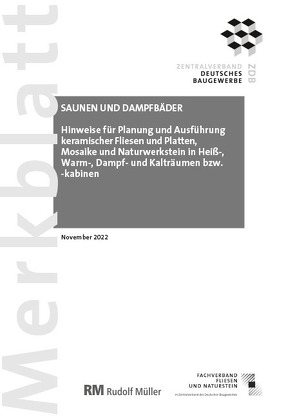 Merkblatt Saunen und Dampfbäder 2022-11 von Voos,  Rudolf