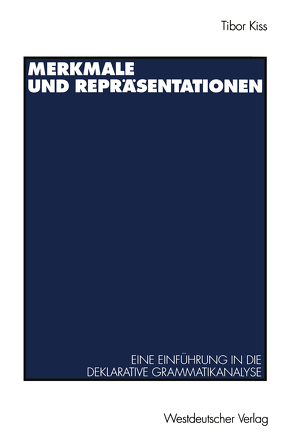 Merkmale und Repräsentationen von Kiss,  Tibor