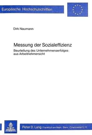 Messung der Sozialeffizienz von Naumann,  Dirk