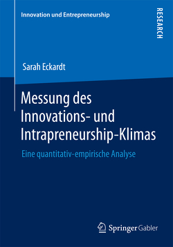 Messung des Innovations- und Intrapreneurship-Klimas von Eckardt,  Sarah