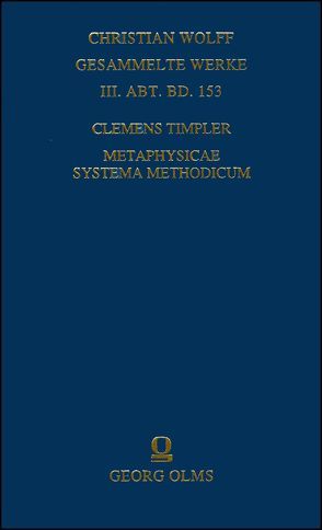 Metaphysicae systema methodicum von Aichele,  Alexander, Timpler,  Clemens