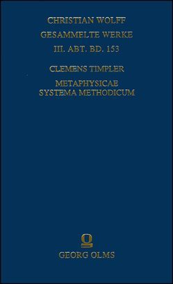 Metaphysicae systema methodicum von Aichele,  Alexander, Timpler,  Clemens