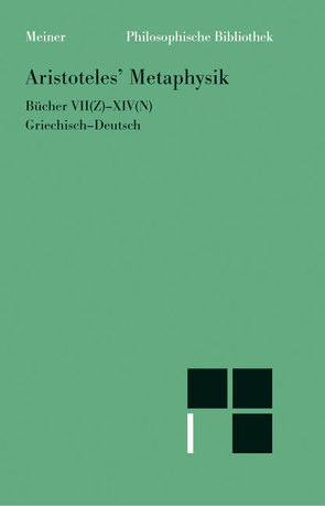 Metaphysik. Zweiter Halbband von Aristoteles, Bonitz,  Hermann, Seidl,  Horst