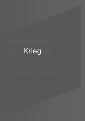 Metastasen des Krieges von Lenger,  Hans-Joachim, Starke,  Larissa, von Borries,  Friedrich