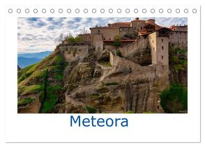 Meteora – Dem Himmel so nah (Tischkalender 2024 DIN A5 quer), CALVENDO Monatskalender von meinert,  thomas