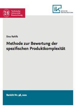 Methode zur Bewertung der spezifischen Produktkomplexität von Rahlfs,  Sina Maria