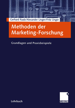 Methoden der Marketing-Forschung von Raab,  Gerhard, Unger,  Alexander, Unger,  Fritz