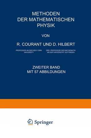 Methoden der Mathematischen Physik von Courant,  Richard, Hilbert,  David