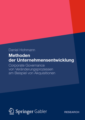 Methoden der Unternehmensentwicklung von Hohmann,  Daniel