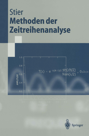 Methoden der Zeitreihenanalyse von Stier,  Winfried