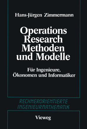 Methoden und Modelle des Operations Research von Zimmermann,  Hans Jürgen