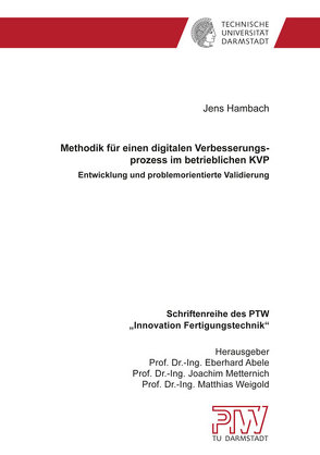 Methodik für einen digitalen Verbesserungsprozess im betrieblichen KVP von Hambach,  Jens