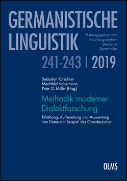 Methodik moderner Dialektforschung von Habermann,  Mechthild, Kürschner,  Sebastian, Müller,  Peter O