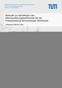 Methodik zur Identifikation des Wärmeaufteilungskoeffizienten bei der Fräsbearbeitung dünnwandinger Werkstücke von Löhe,  Johannes Martin