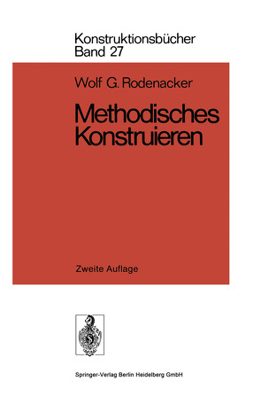 Methodisches Konstruieren von Rodenacker,  Wolf G.