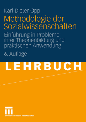 Methodologie der Sozialwissenschaften von Opp,  Karl-Dieter