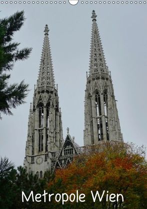 Metropole Wien (Wandkalender 2019 DIN A3 hoch) von kattobello