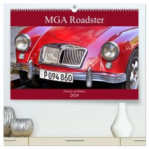 MGA Roadster – Filmstar auf Rädern (hochwertiger Premium Wandkalender 2024 DIN A2 quer), Kunstdruck in Hochglanz von von Loewis of Menar,  Henning