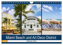 Miami Beach und Art Deco District (Wandkalender 2024 DIN A4 quer), CALVENDO Monatskalender von Viola,  Melanie