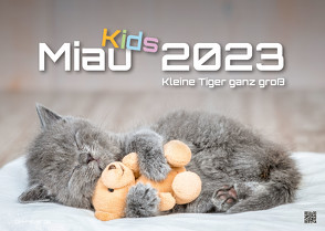 Miau Kids – kleine Tiger ganz groß – Der Katzenkalender – 2023 – Kalender DIN A3