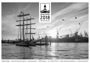 michel und elbe Kalender 2018 – Schwarzweiss von Schmidt-Wiethoff,  Andreas