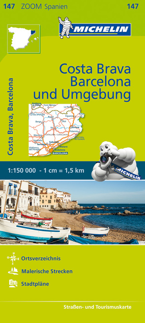 Michelin Costa Brava, Barcelona und Umgebung