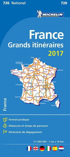 Michelin Frankreich Fernrouten 2017