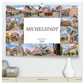 Michelstadt Impressionen (hochwertiger Premium Wandkalender 2024 DIN A2 quer), Kunstdruck in Hochglanz von Meutzner,  Dirk