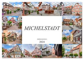 Michelstadt Impressionen (Tischkalender 2024 DIN A5 quer), CALVENDO Monatskalender von Meutzner,  Dirk