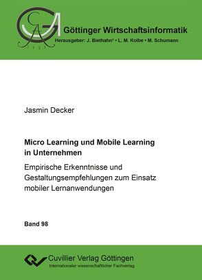 Micro Learning und Mobile Learning in Unternehmen von Decker,  Jasmin