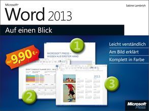 Microsoft Word 2013 auf einen Blick von Lambrich,  Sabine