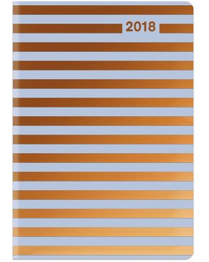 Midi Flexi Diary GlamLine STRIPES 2018