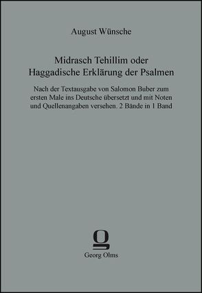 Midrasch Tehillim oder Haggadische Erklärung der Psalmen von Wünsche,  August