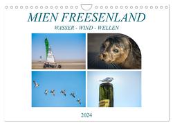 MIEN FREESENLAND – Wasser, Wind, Wellen (Wandkalender 2024 DIN A4 quer), CALVENDO Monatskalender von Gödecke,  Dieter