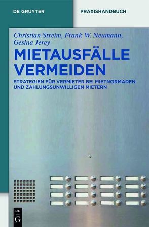 Mietausfälle vermeiden von Streim,  Christian