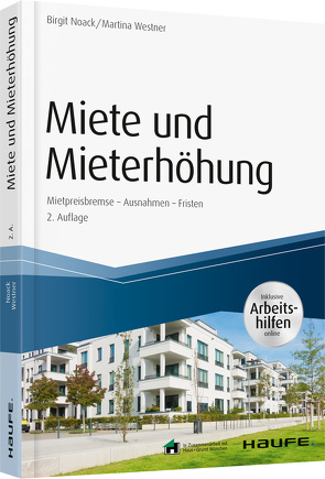 Miete und Mieterhöhung – inkl. Arbeitshilfen online von Noack,  Birgit, Westner,  Martina