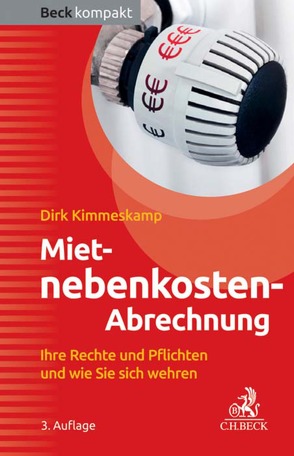 Mietnebenkosten-Abrechnung von Kimmeskamp,  Dirk