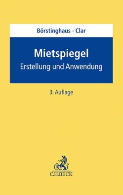 Mietspiegel von Börstinghaus,  Ulf P., Clar,  Michael