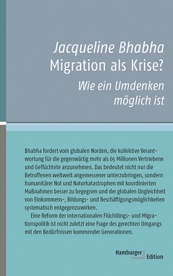 Migration als Krise? von Bhabha,  Jacqueline, Schäfer,  Ursel