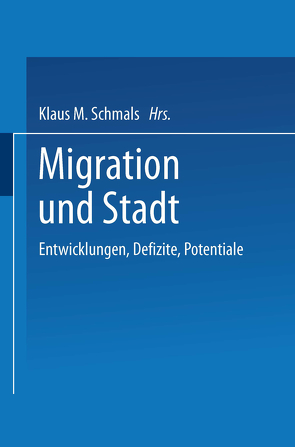 Migration und Stadt von Schmals,  Klaus M