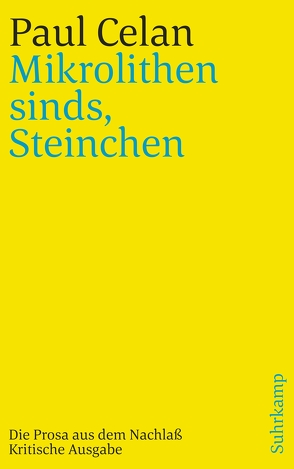 »Mikrolithen sinds, Steinchen« von Badiou,  Bertrand, Celan,  Paul, Wiedemann,  Barbara