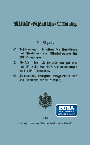 Militär-Eisenbahn-Ordnung von Berlin,  E.S. Mittler & S.