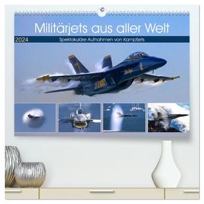 Militärjets aus aller Welt (hochwertiger Premium Wandkalender 2024 DIN A2 quer), Kunstdruck in Hochglanz von Breidenstein,  Timo