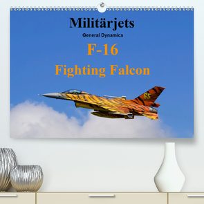 Militärjets General Dynamics F-16 Fighting Falcon (Premium, hochwertiger DIN A2 Wandkalender 2021, Kunstdruck in Hochglanz) von MUC-Spotter