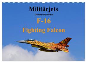 Militärjets General Dynamics F-16 Fighting Falcon (Wandkalender 2024 DIN A2 quer), CALVENDO Monatskalender von MUC-Spotter,  MUC-Spotter