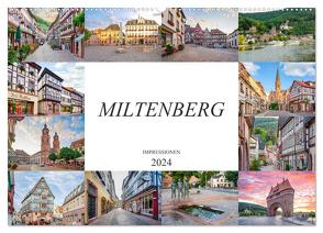 Miltenberg Impressionen (Wandkalender 2024 DIN A2 quer), CALVENDO Monatskalender von Meutzner,  Dirk