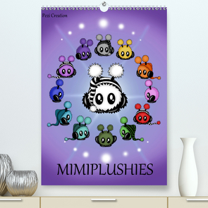 Mimiplushies (Premium, hochwertiger DIN A2 Wandkalender 2021, Kunstdruck in Hochglanz) von Creation / Petra Haberhauer,  Pezi