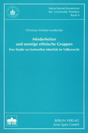 Minderheiten und sonstige ethnische Gruppen von Scherer-Leydecker,  Christian